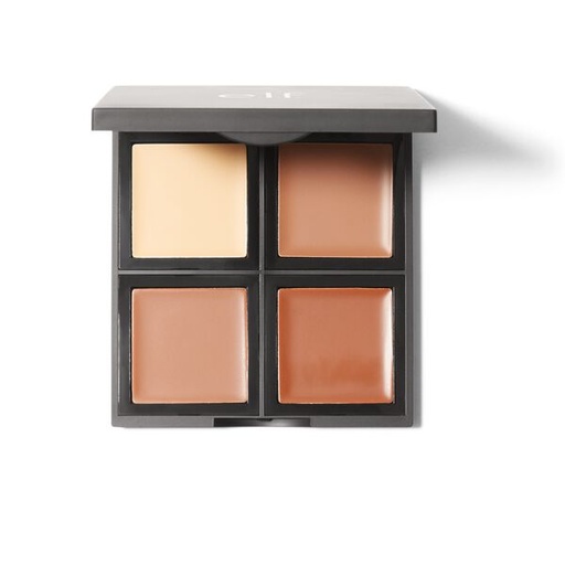 E.l.f. Cream Contour Palette - 0.43oz: Medium Tones, Semi-Matte, Paraben-Free, Vegan