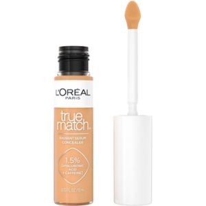 [071249684856] L'Oreal Paris True Match Radiant Serum Concealer with Hyaluronic Acid - W7 - 0.33 Fl Oz: Medium Coverage, Finish, Eye Area and Face, Paraben-Free