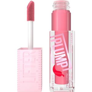 Maybelline Lifter Gloss Lifter Plump Lip Plumper Gloss with Maxi-Lip - 001 Blush Blaze - 0.18 Fl Oz